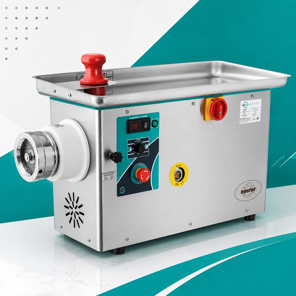Meat Mincing Machine with Cooler