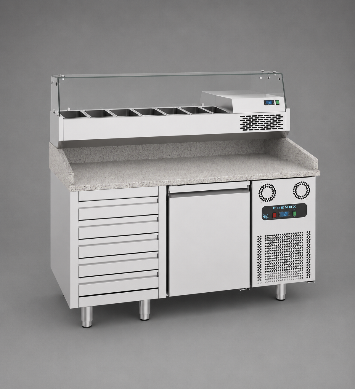 Pizza Refrigerators 40x60 Tray Capacity / 3 Drawers