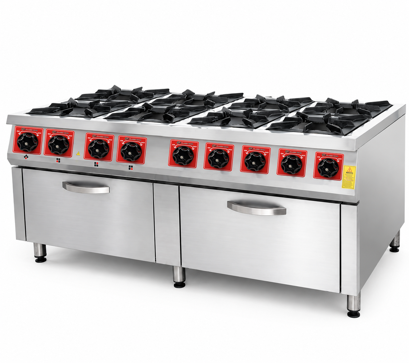 Cooker with Oven 8 Burner