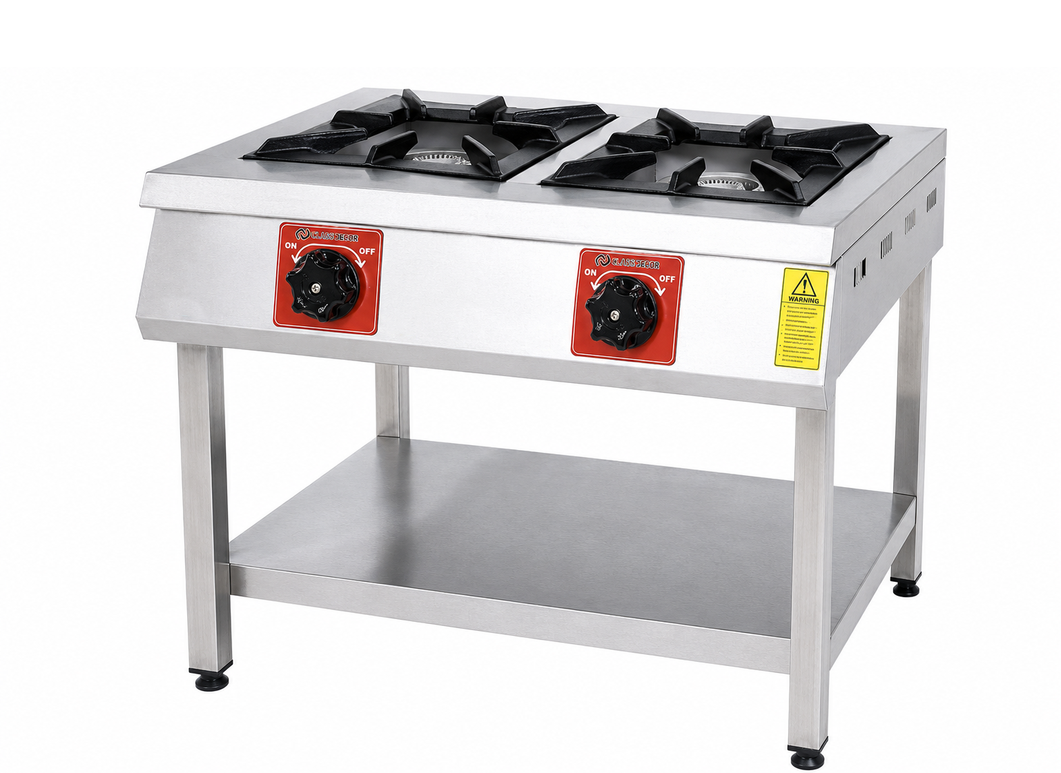 Cooker with shelf 2 Burner