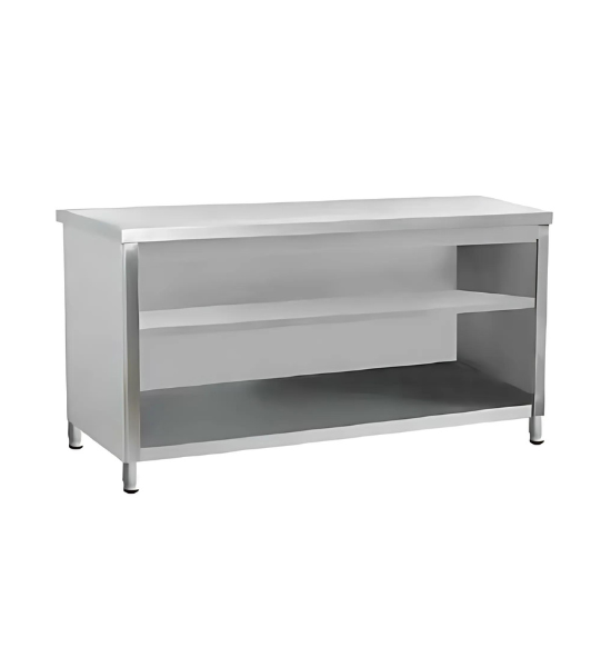 Service Table with Intermediate Shelf