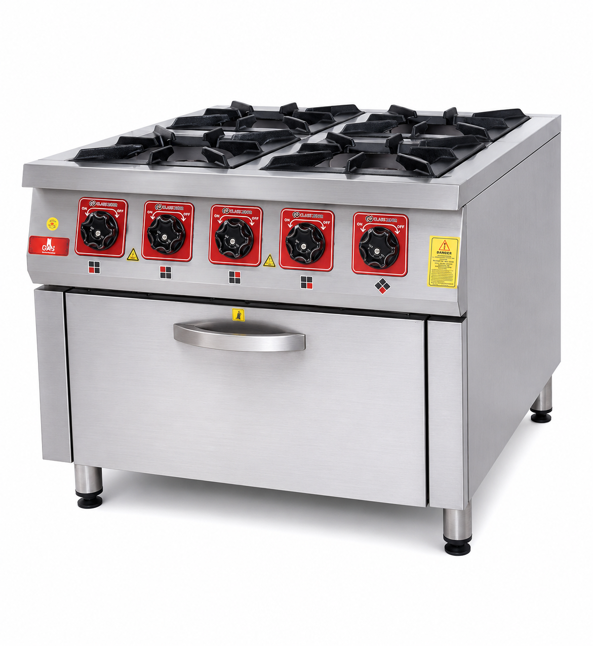 Cooker with Oven 4 Burner