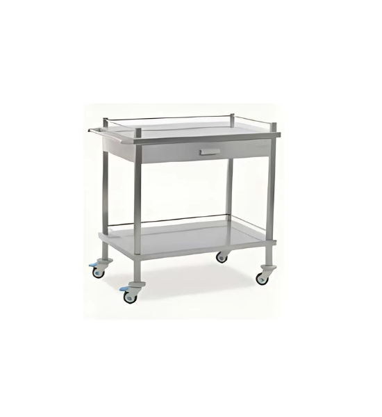 Instrument and Dressing Trolley with Barriers 1