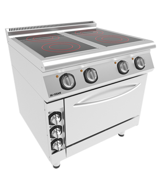 INO-7KE24 COOKER WITH CERAMIC GLASS /OVEN