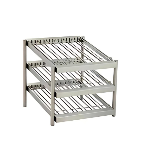 Service Shelf / Double with Front Glass 1