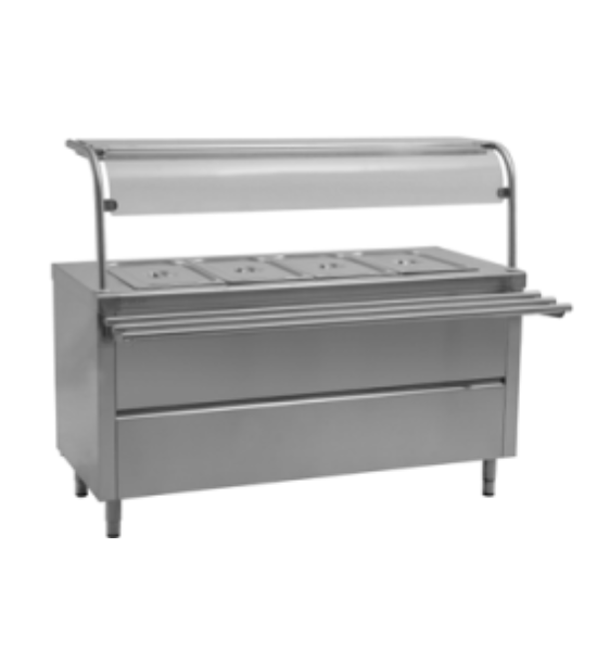 Hot Service Unit with Stand + Shelf