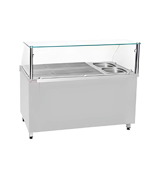 Hot Service Unit with Stand + Shelf