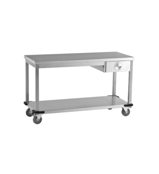 Mobile Table / Single Drawer / Lower Shelf