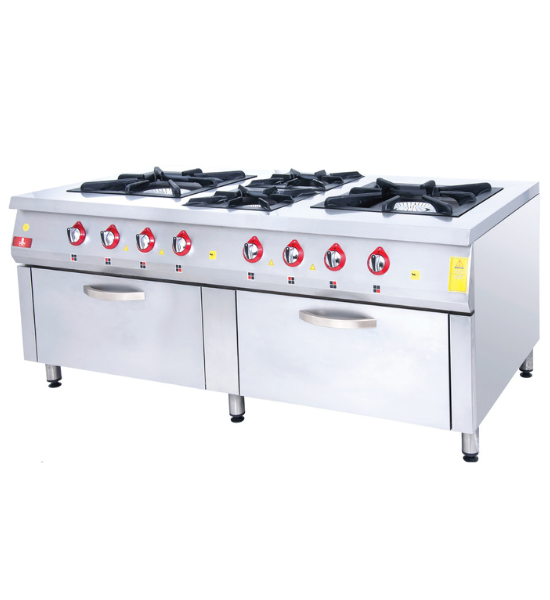 Cooker with Oven 4 Burner 1