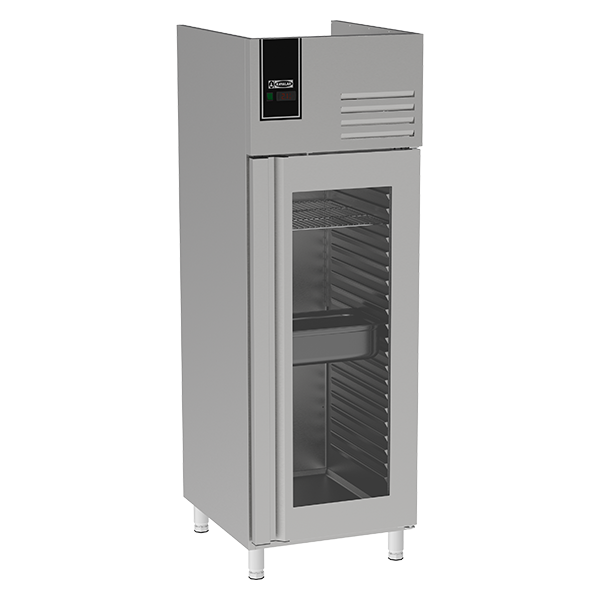 UPRIGHT REFRIGERATOR WITH SINGLE GLASS DOOR